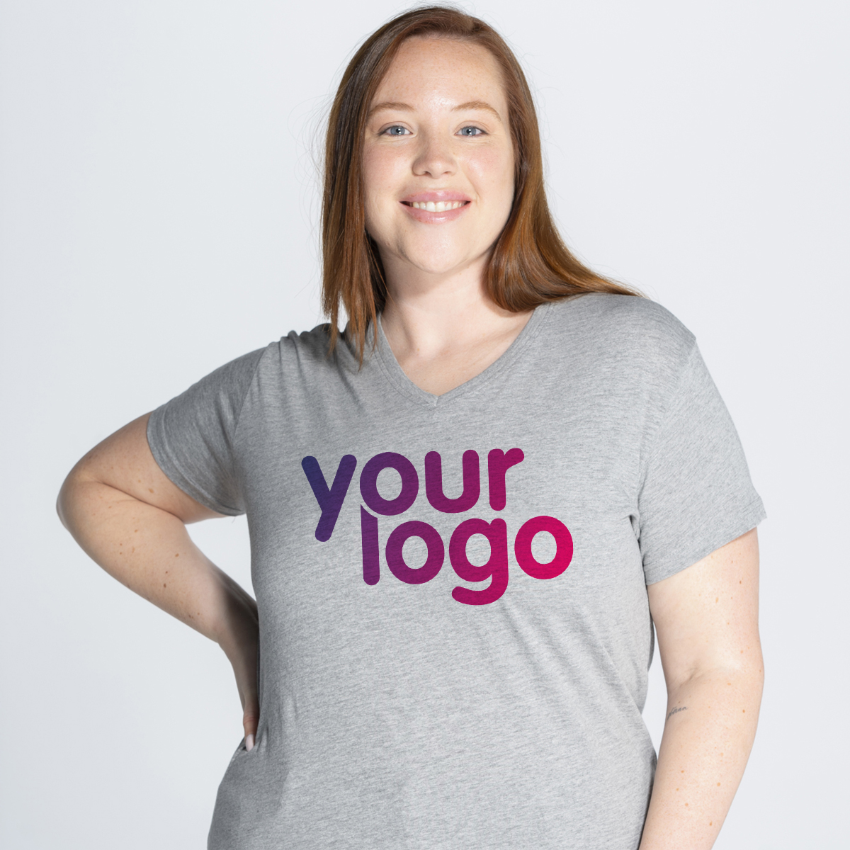 T-shirts grande taille personnalisés pour femme